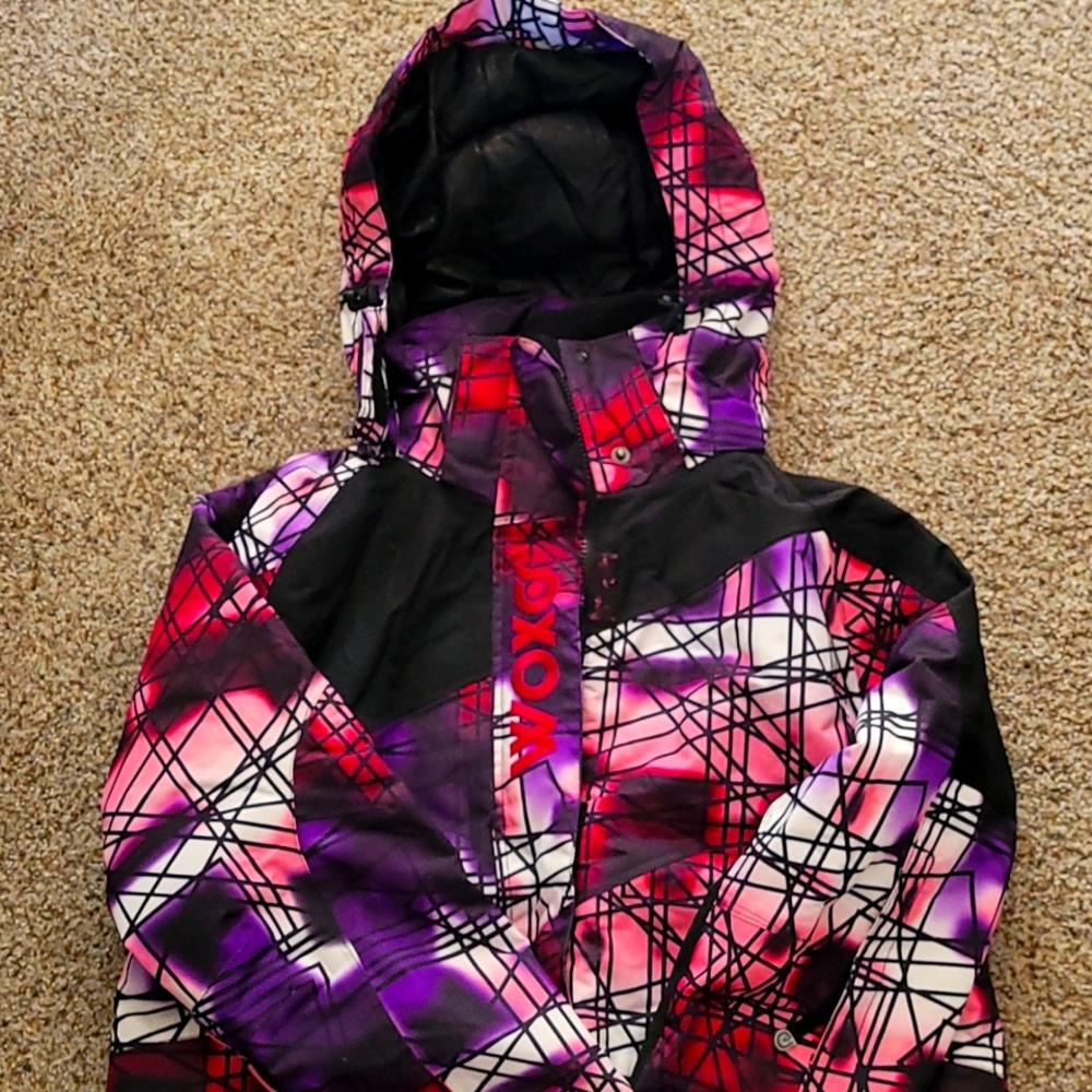 Kappahi Woxo Winter Snowboard Hooded full zip parka youth teen 13-14